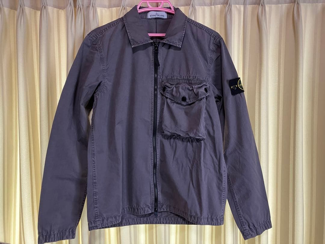 【ぽむぽむ】STONE  パッチポケットオーバーシャ​​ツ