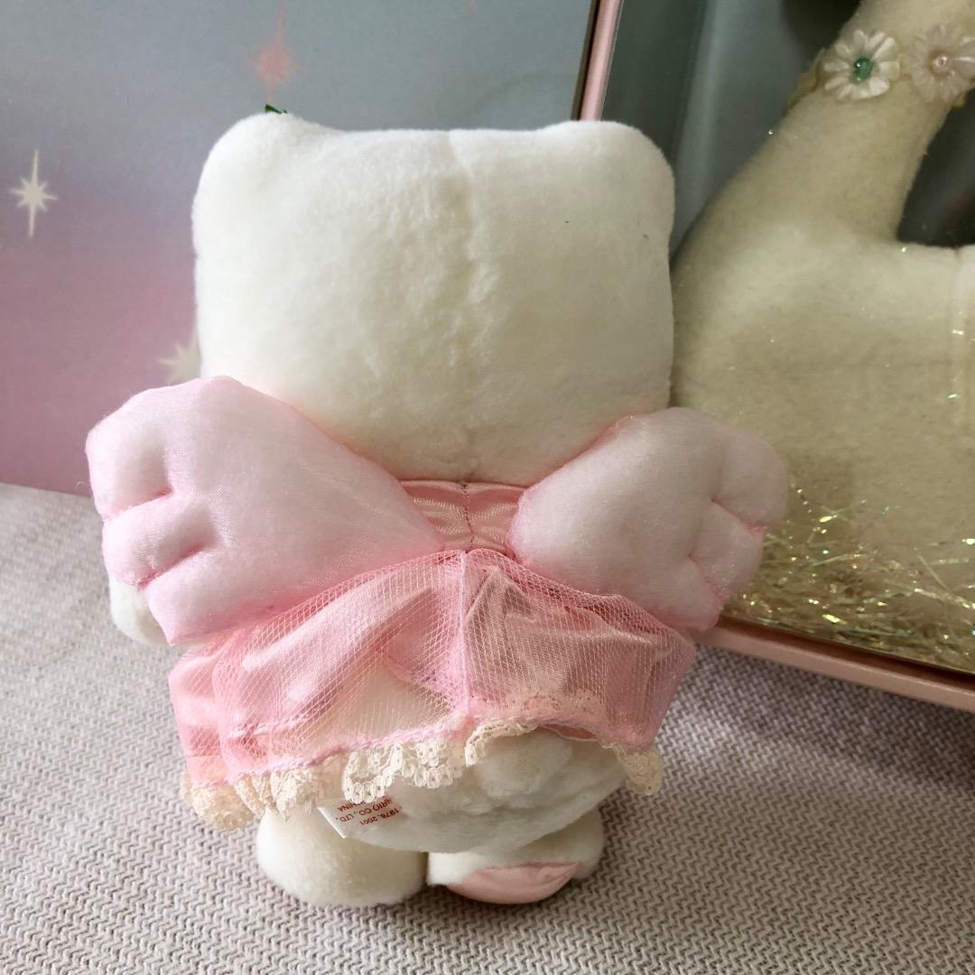 【キティ 】サンリオ25th スワン箱入 天使のキティ　グラス×4★メルカリ便★