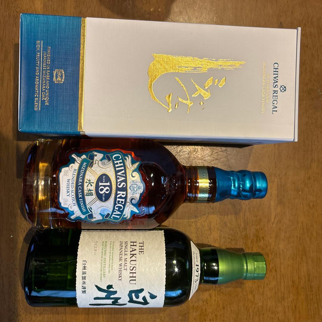 Chivas Regal ミズナラ18年 & Hakushu 白州セット