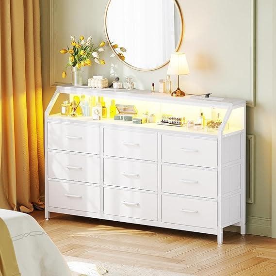 ロ*キ様 新品 AODK タンス チェスト 衣裝ケース 収納 LED付き 引き出