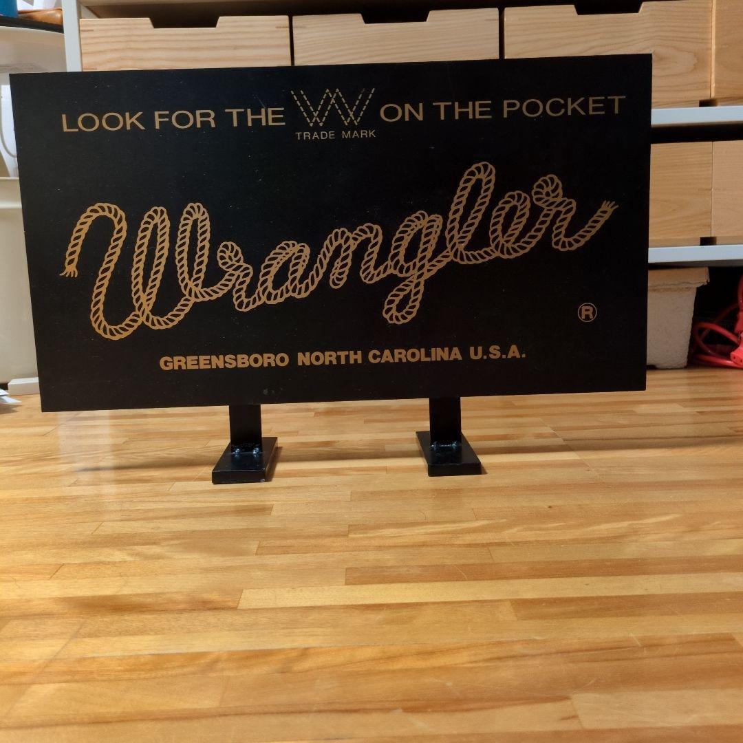 希少 レア 非売品 Wrangler 看板 ディスプレイ