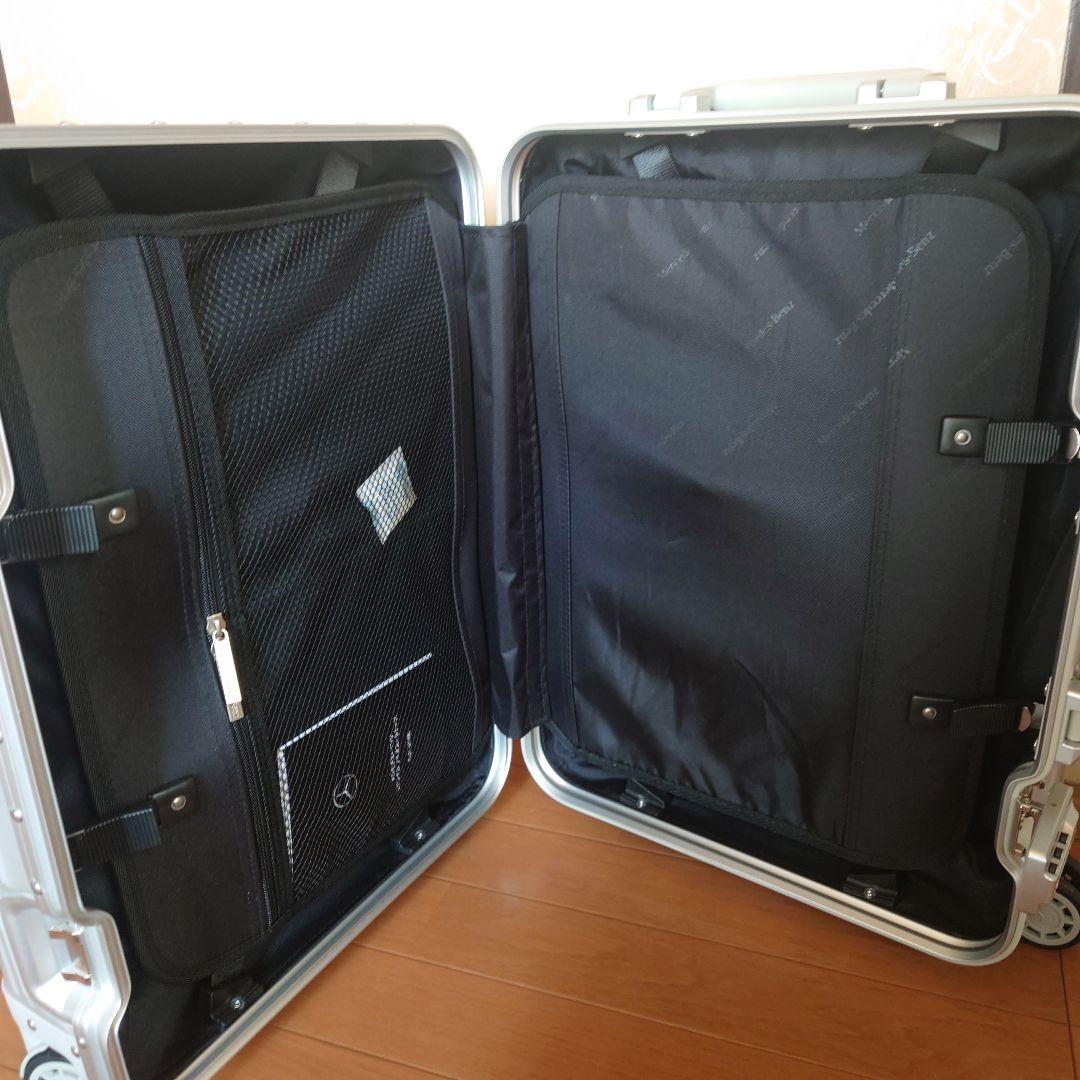 【新品未使用】メルセデスベンツ アルミスーツケース キャリーケース 32L