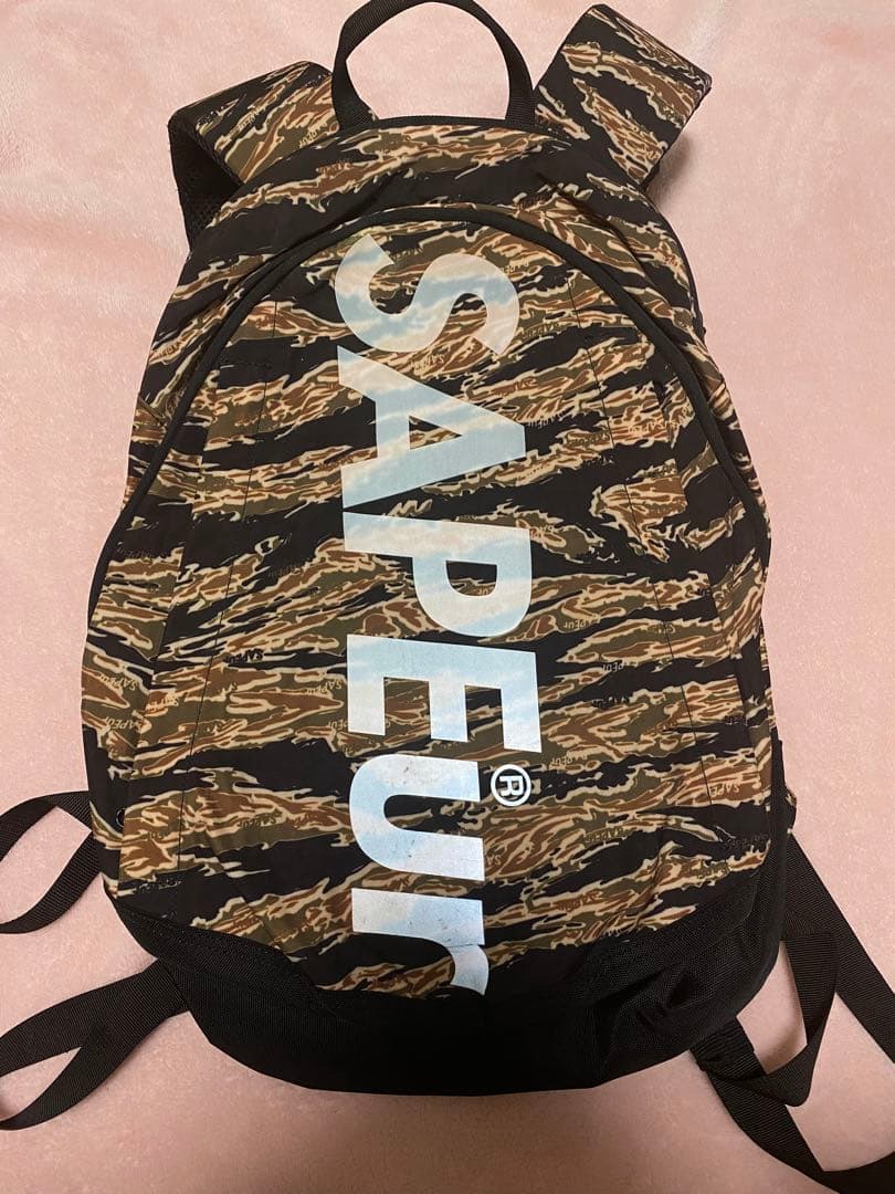 未使用SAPEUR 迷彩リュック　サプール　BIGメッシュバッグ付き