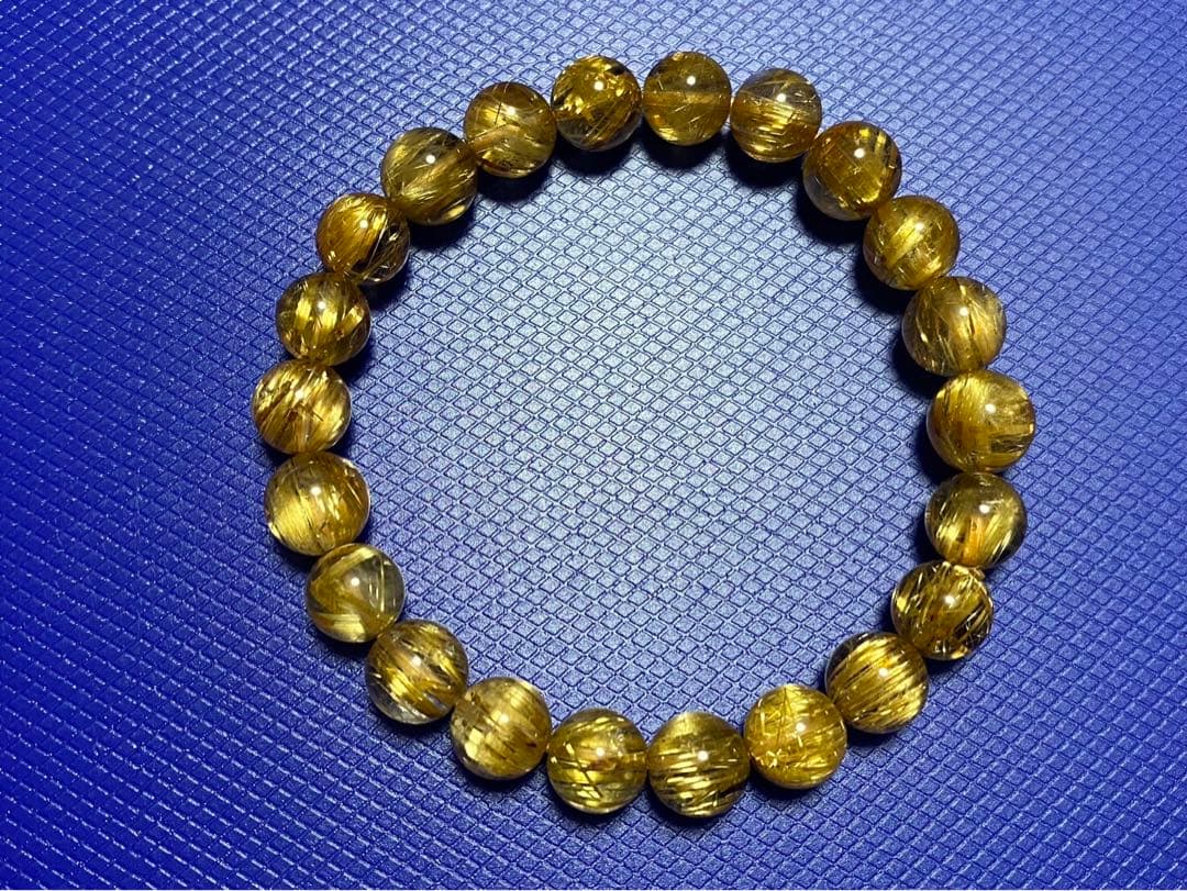 ohana smile⭐︎♡ＡＡＡＡＡ+ゴールドタイチンルチルブレスレット