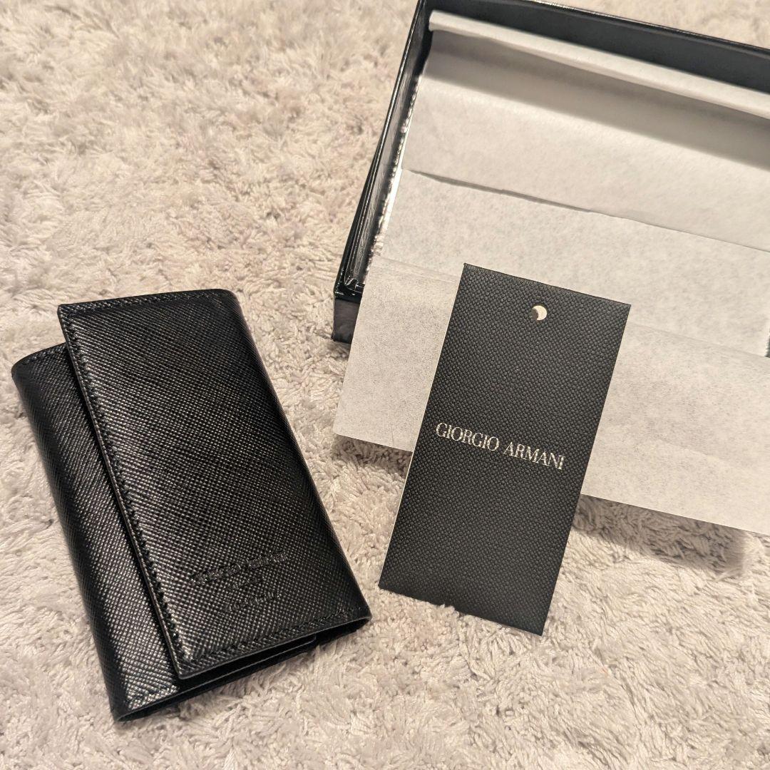 Giorgio Armani ブラックキーケース