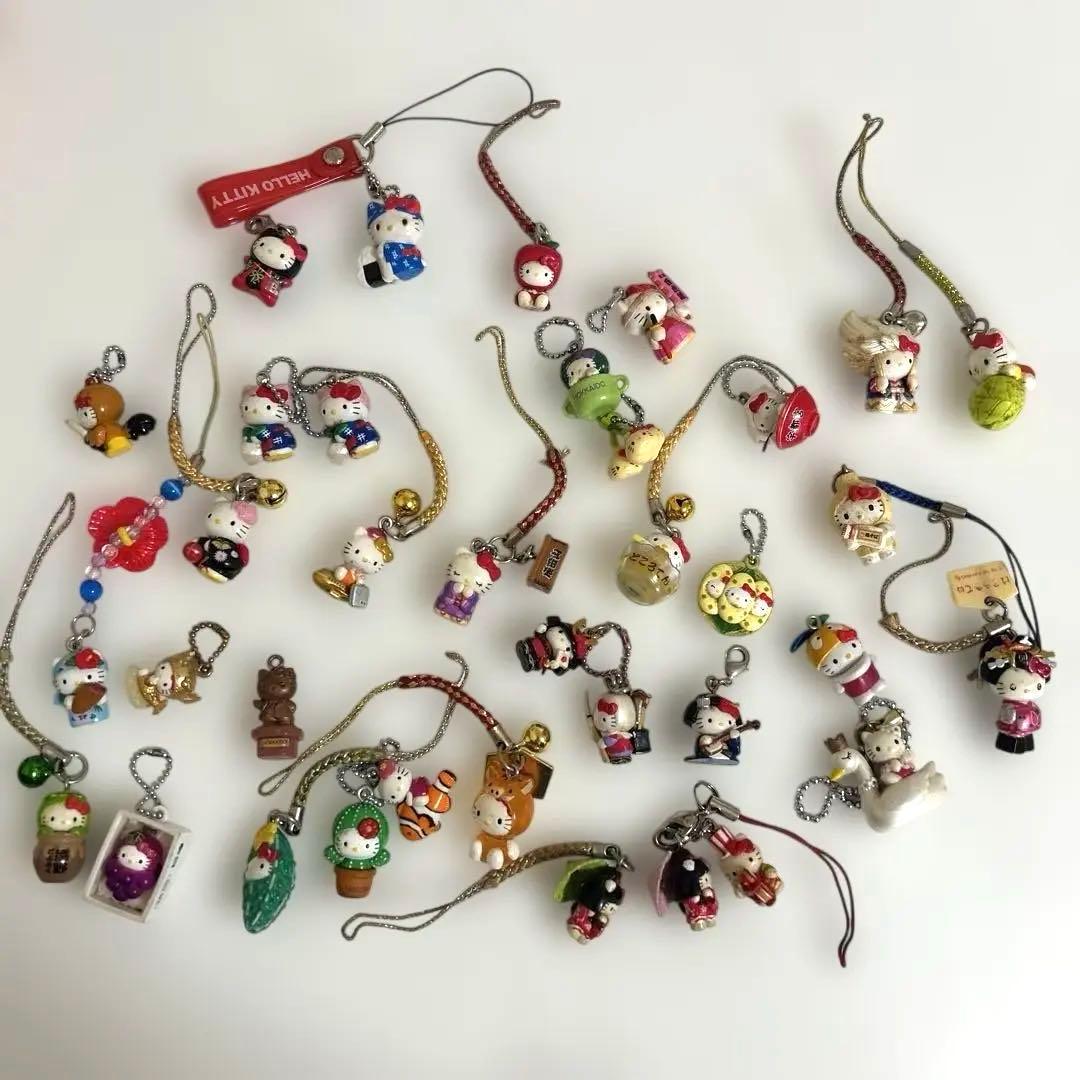 ハローキティ ご当地ストラップ まとめ 36個セット