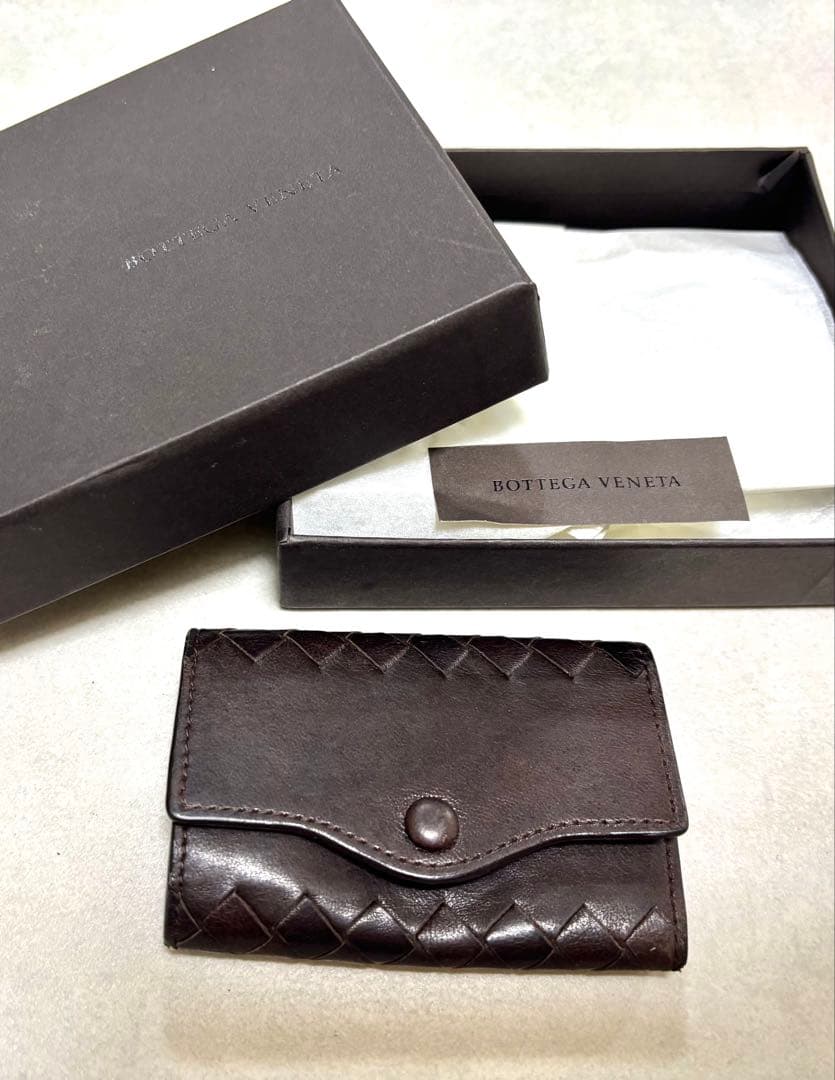 BOTTEGA VENETA ブラウンキーケース　美品