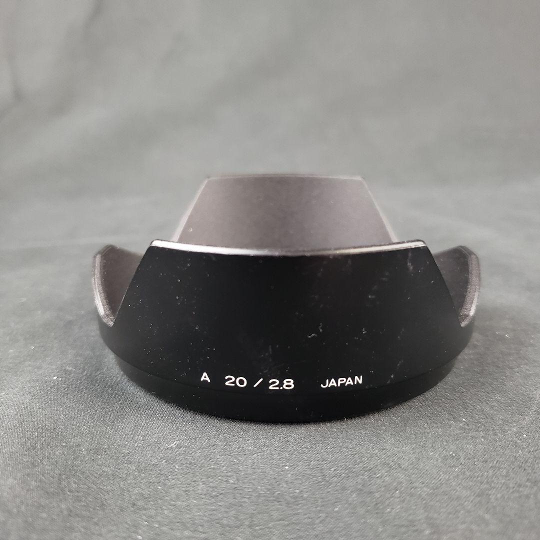 ミノルタ MINOLTA AF 20mm F2.8 カメラレンズ レンズフード