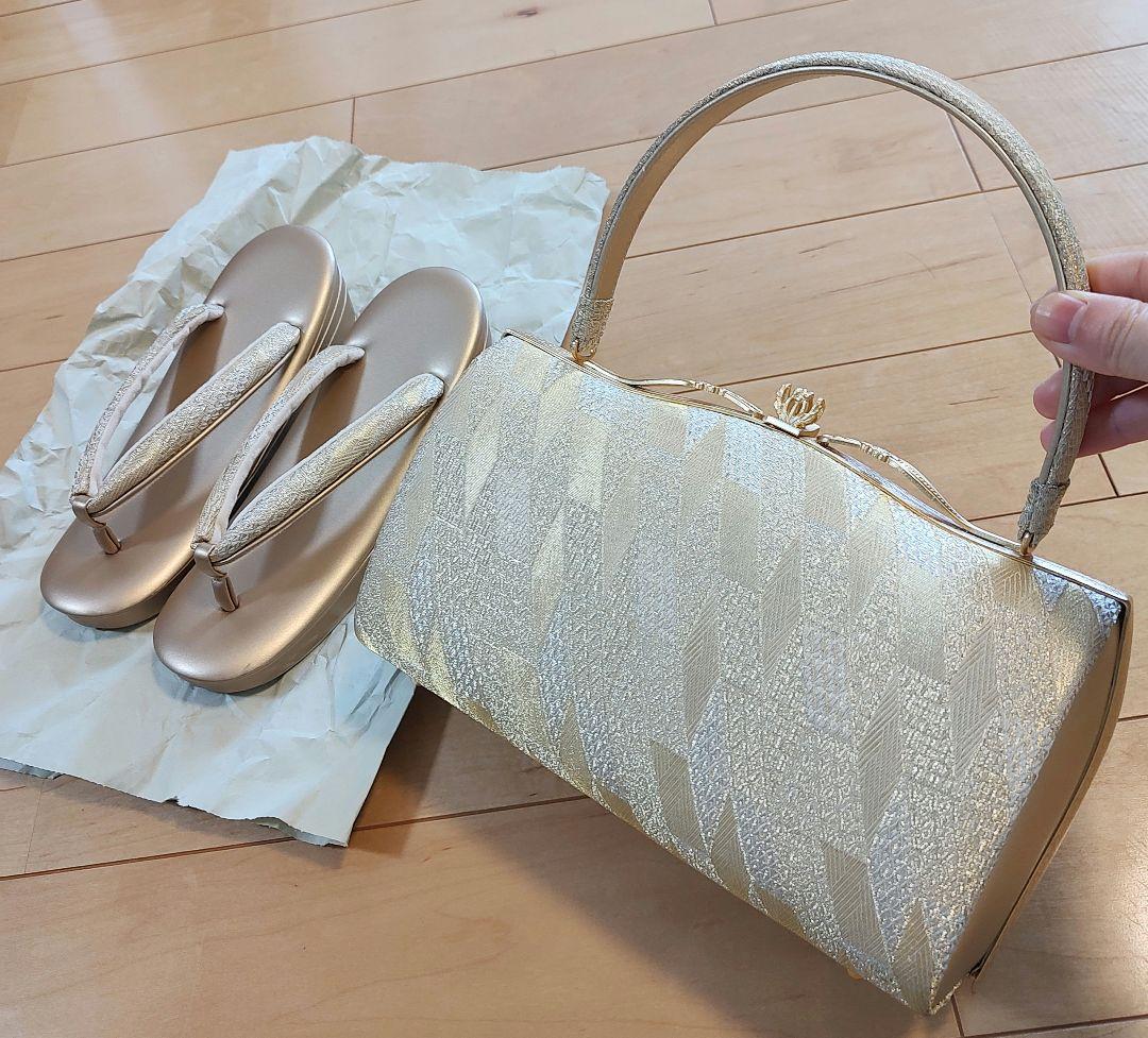 礼装　和装バッグ草履セット　紗織ブランド　和装バッグと草履セット