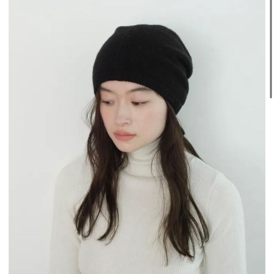 帽子 Beanie black