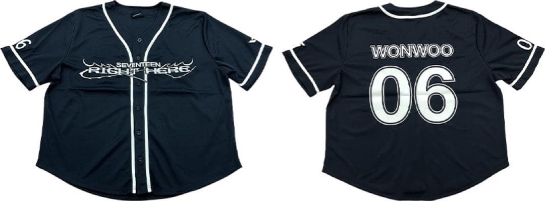 SEVENTEEN RIGHT HERE ユニフォームシャツ ウォヌ
