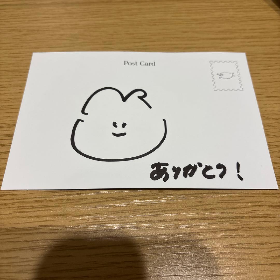 長濱ねる　直筆サイン　ポストカード　ファンクラブ限定　本人手渡し品