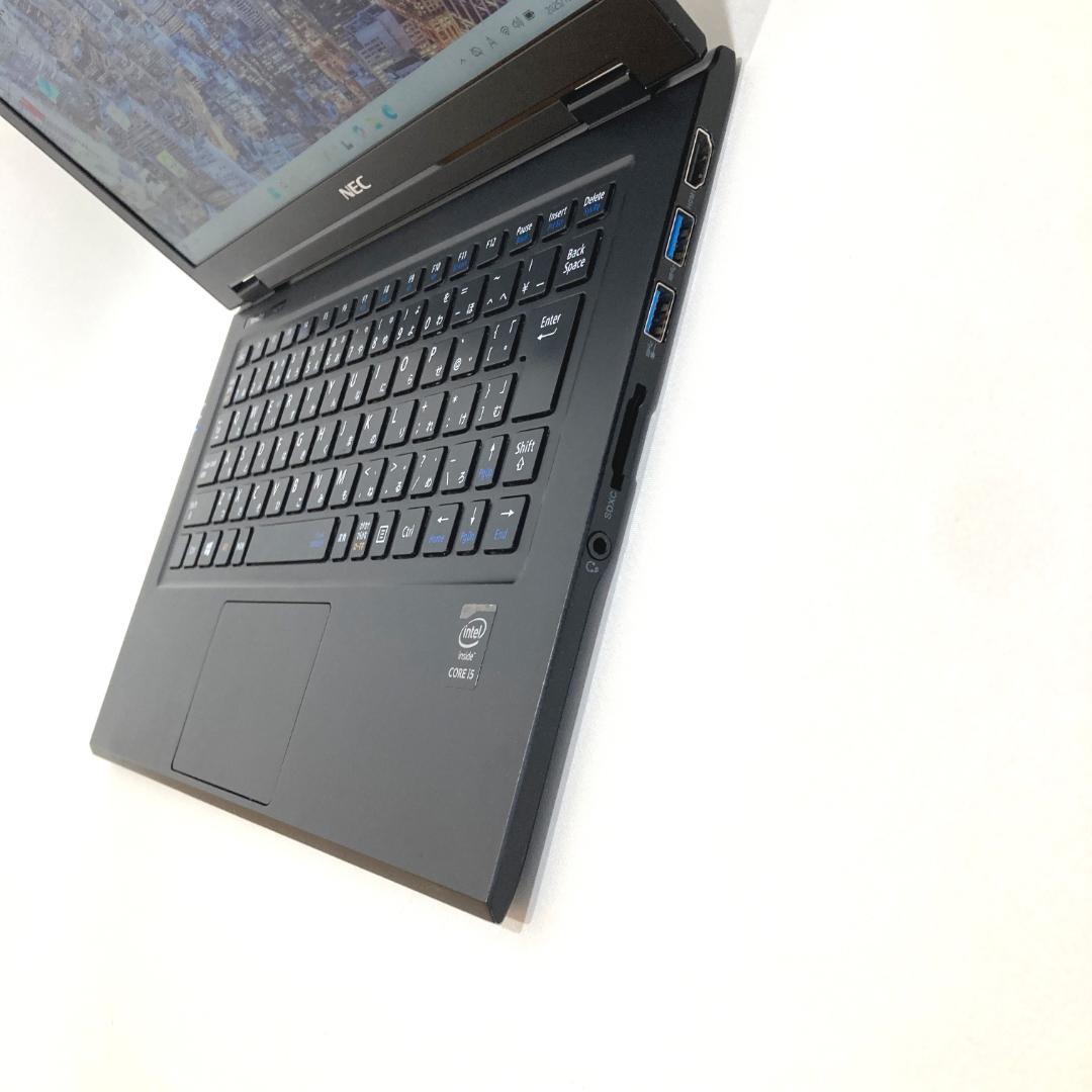 初心者向け✨快速i5・薄型・超軽量✨黒✨すぐ使えるノートパソコン◇T364-2