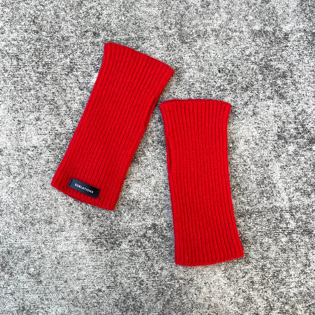 sublations サブレーションズ アームウォーマー 手袋 赤