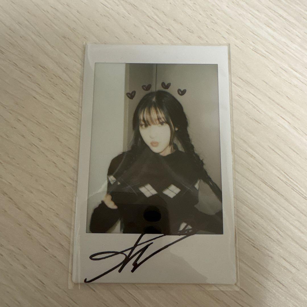 ハヌル サイン入り　チェキ　kiss of life キオプ