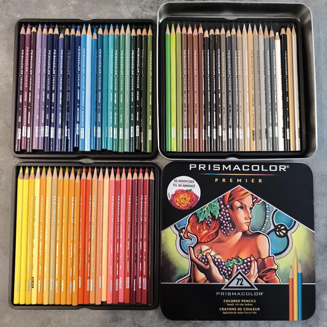 プリズマカラー 72色セット PRISMACOLOR Premier 油性色鉛筆