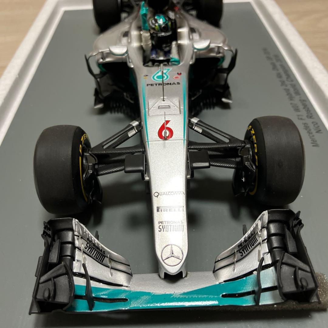 ミニカー Mercedes F1 W07 Hybrid 2016AbuDhabi 1/18
