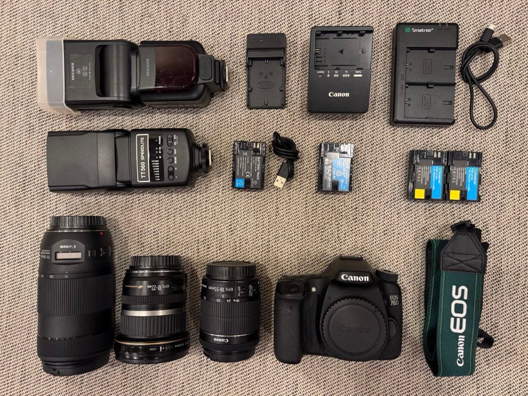 Canon EOS 70D デジタル一眼レフ カメラ　セット