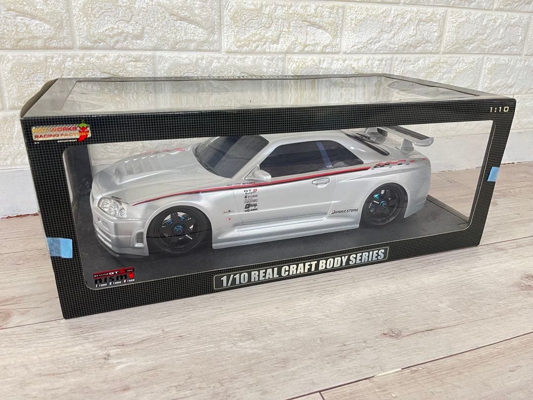 ◯ホットワークス　1/10ボディ　スカイラインR34 GT-R V-SPECⅡ◯