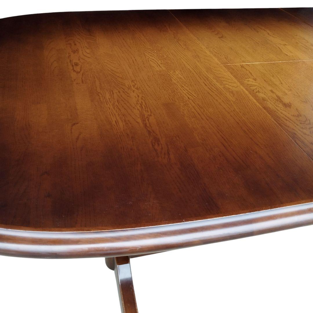 【極美品】飛騨産業 キツツキ 伸長 ダイニングテーブル エクステンションテーブル