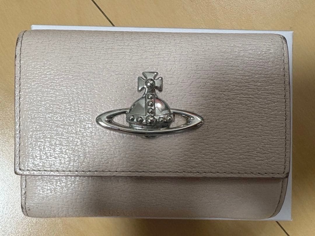 Vivienne Westwood 三つ折り財布 ピンク ファスナー