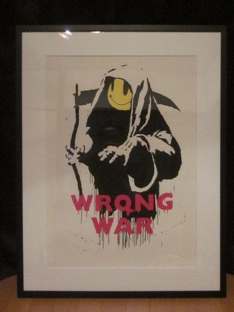 セール！値下げ！ BANKSY ”WRONG WAR” WCPリプロダクション