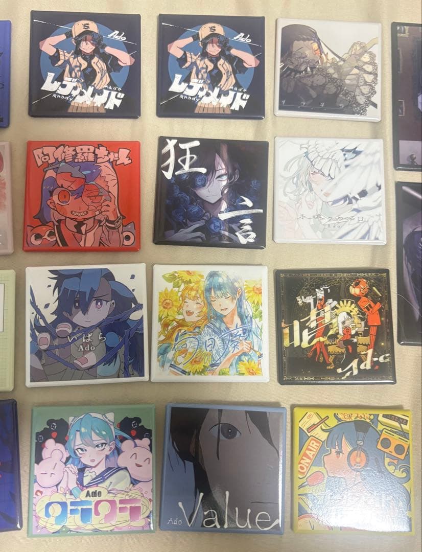 Ado こう見るとアタシも大きくなったもんねぇ〜 缶バッジ 31個