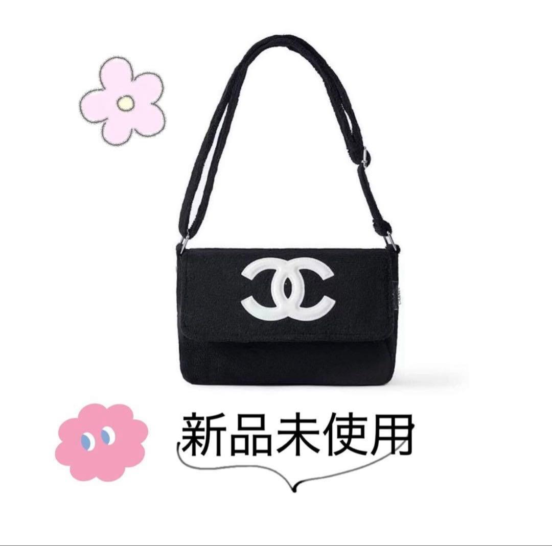 CHANEL ブラック ショルダーバッグ