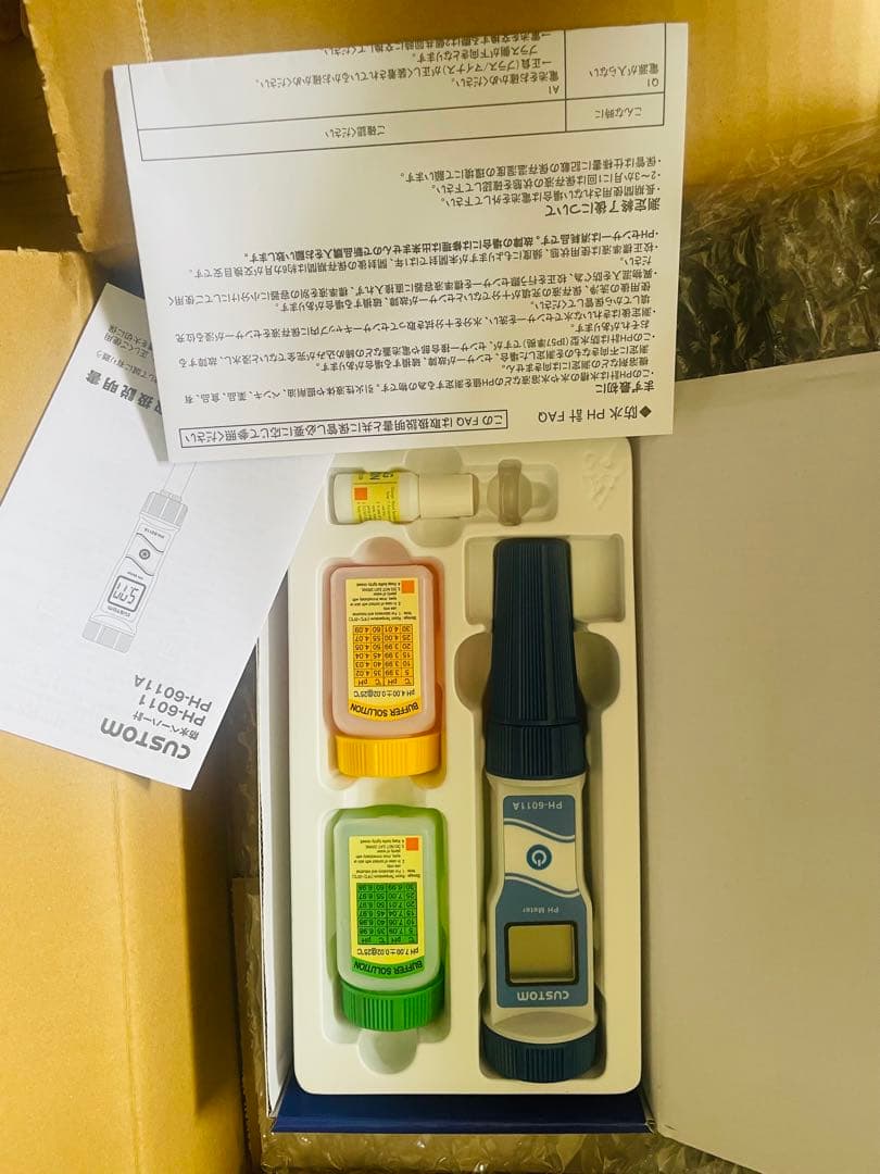 CUSTOM PHメーター PH-6011A 防水