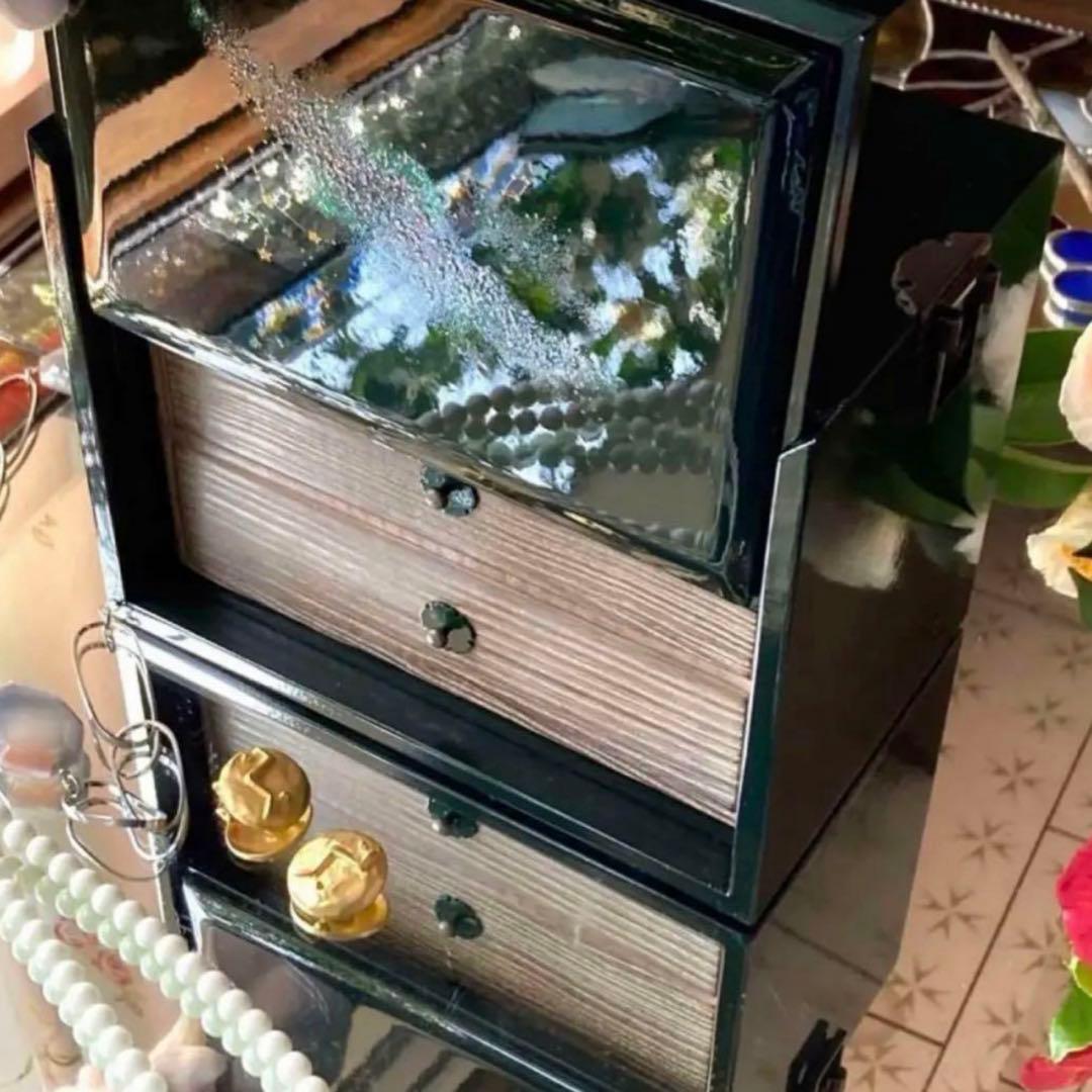 2191様感謝‼️ラストJAPAN輪島螺鈿蒔絵宝石箱「銀河-翠みどり」1点　愛蔵品