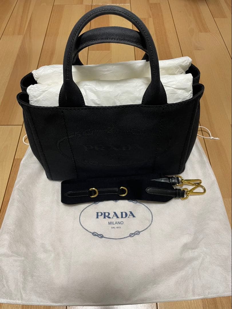 期間限定割引【PRADA】カナパ S ハンドバッグ