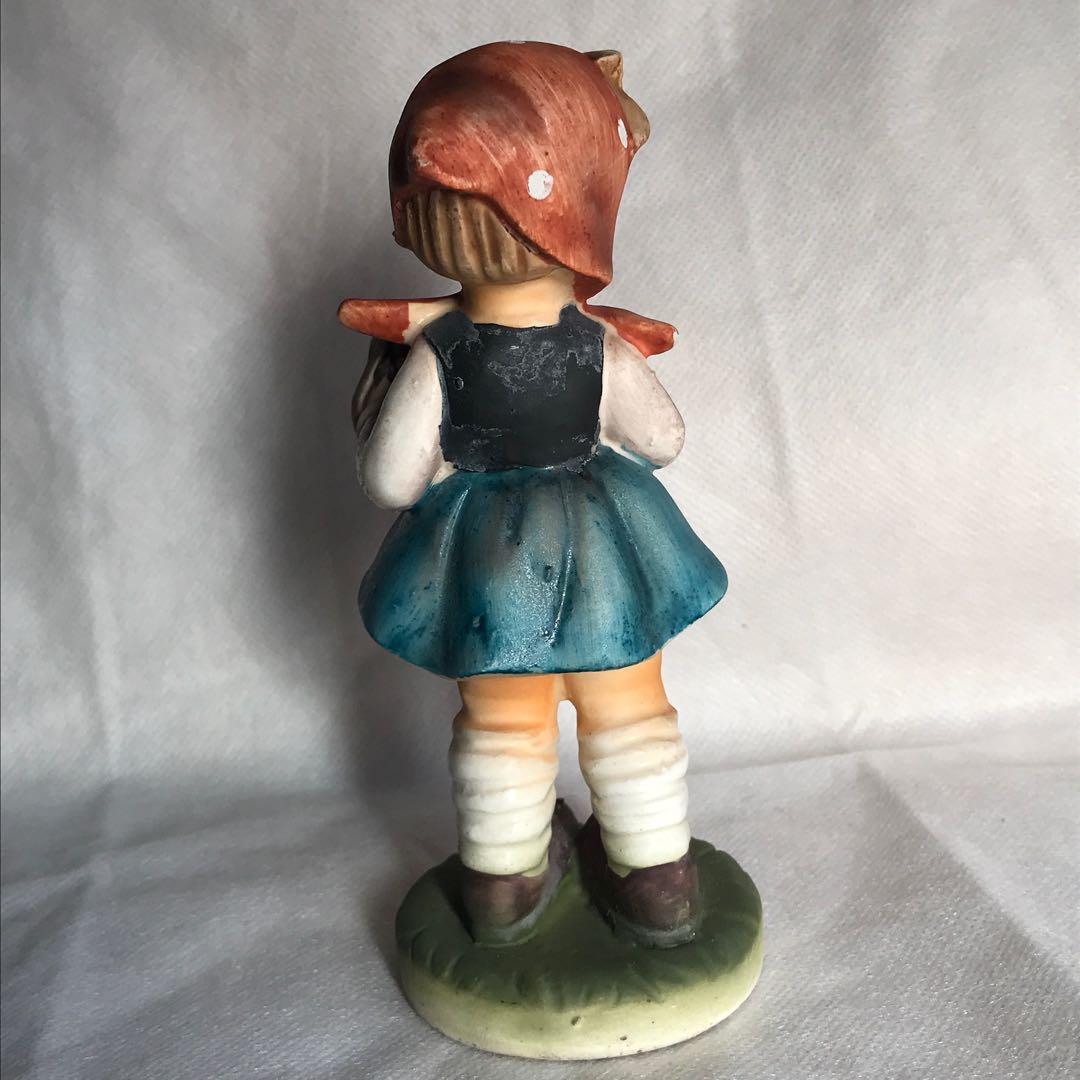 絶版★美品★ゲーベル★フンメル人形★アコーディオンを弾く少女★ビンテージ★送料無