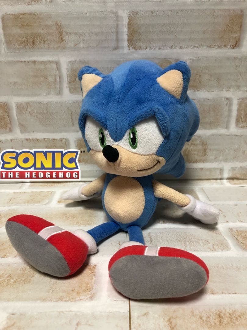 ソニック ザ ヘッジホッグ　ぬいぐるみ　三英貿易　sonic SEGA