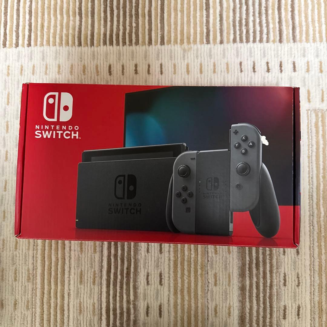 Nintendo Switch 本体 グレー 収納ケース付き