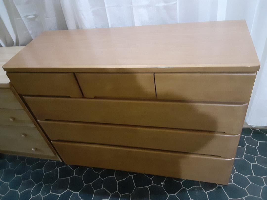 関、【値下げ】（株）ニトリ　ローチェスト　オウガ１２０ー４LC　NO.53