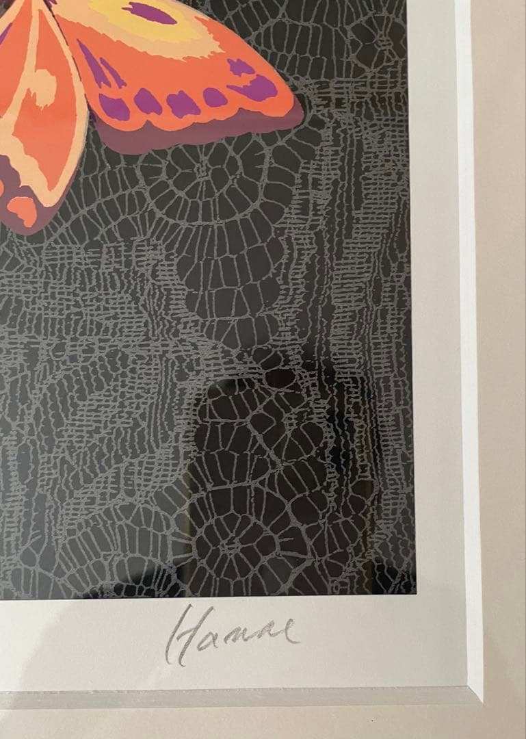 森英恵シルクスクリーン 16/500 サイン入り