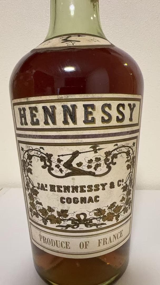 【未開栓】ジャズ ヘネシー スリースター ブランデー グリーンボトル 古酒