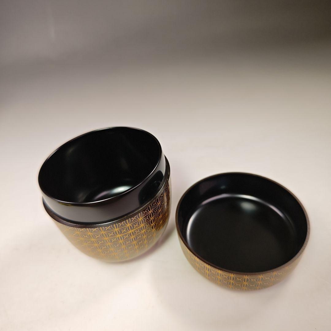 イ715 棗『前志芸男作』『沈金七宝　大棗　共箱　』茶道具