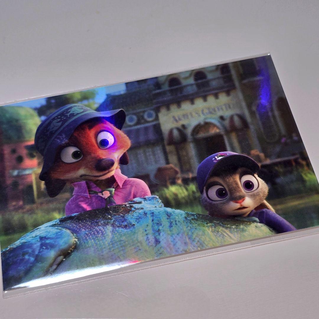 韓国限定 ズートピア ポップアップ ポストカード 証明写真 4カットステッカー