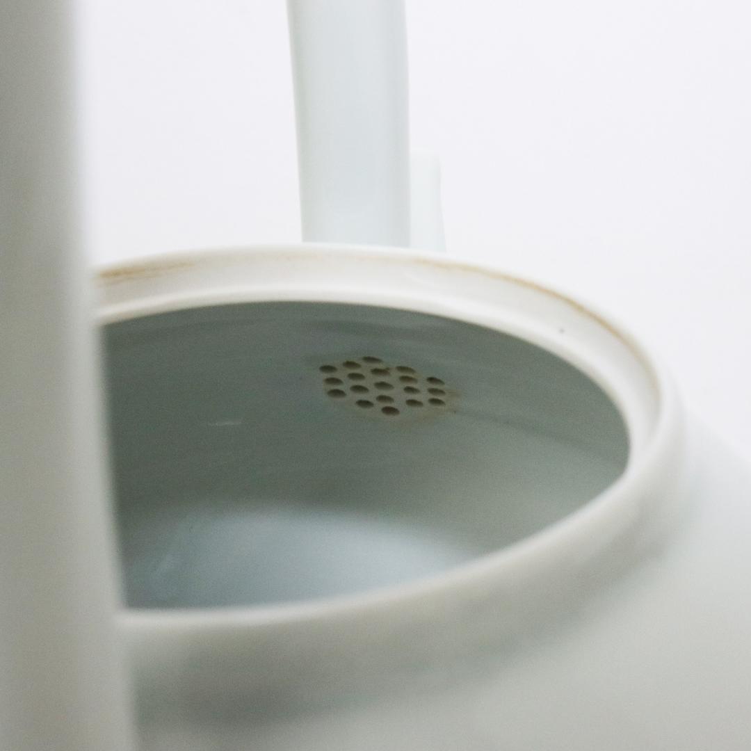 村田亀水造 白磁 急須 煎茶道具