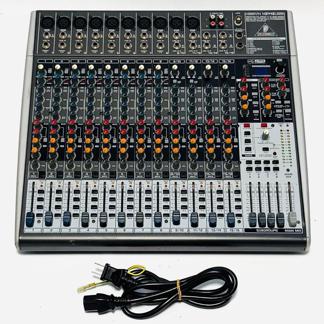 BEHRINGER XENYX QX2442USB 16ch アナログミキサー