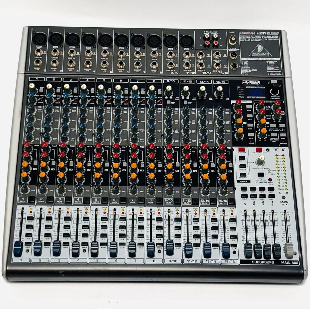 BEHRINGER XENYX QX2442USB 16ch アナログミキサー