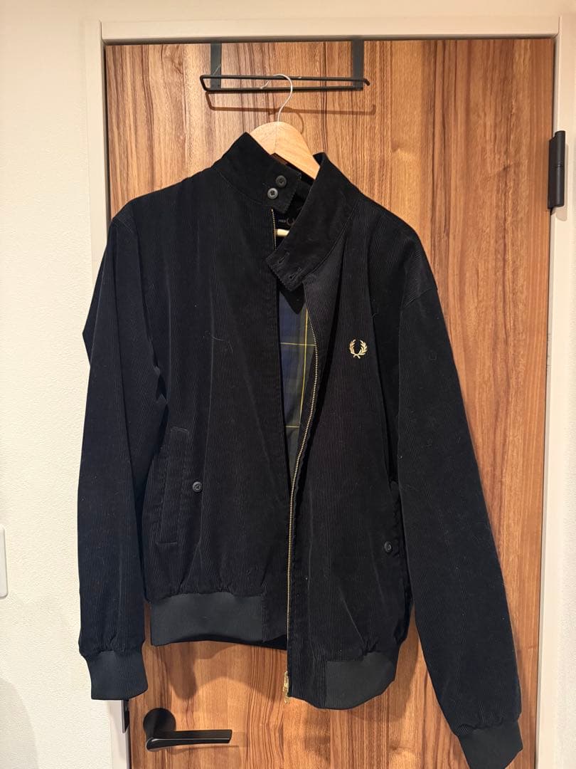 Fred Perry フレッドペリー コーデュロイ ボンバージャケット 黒