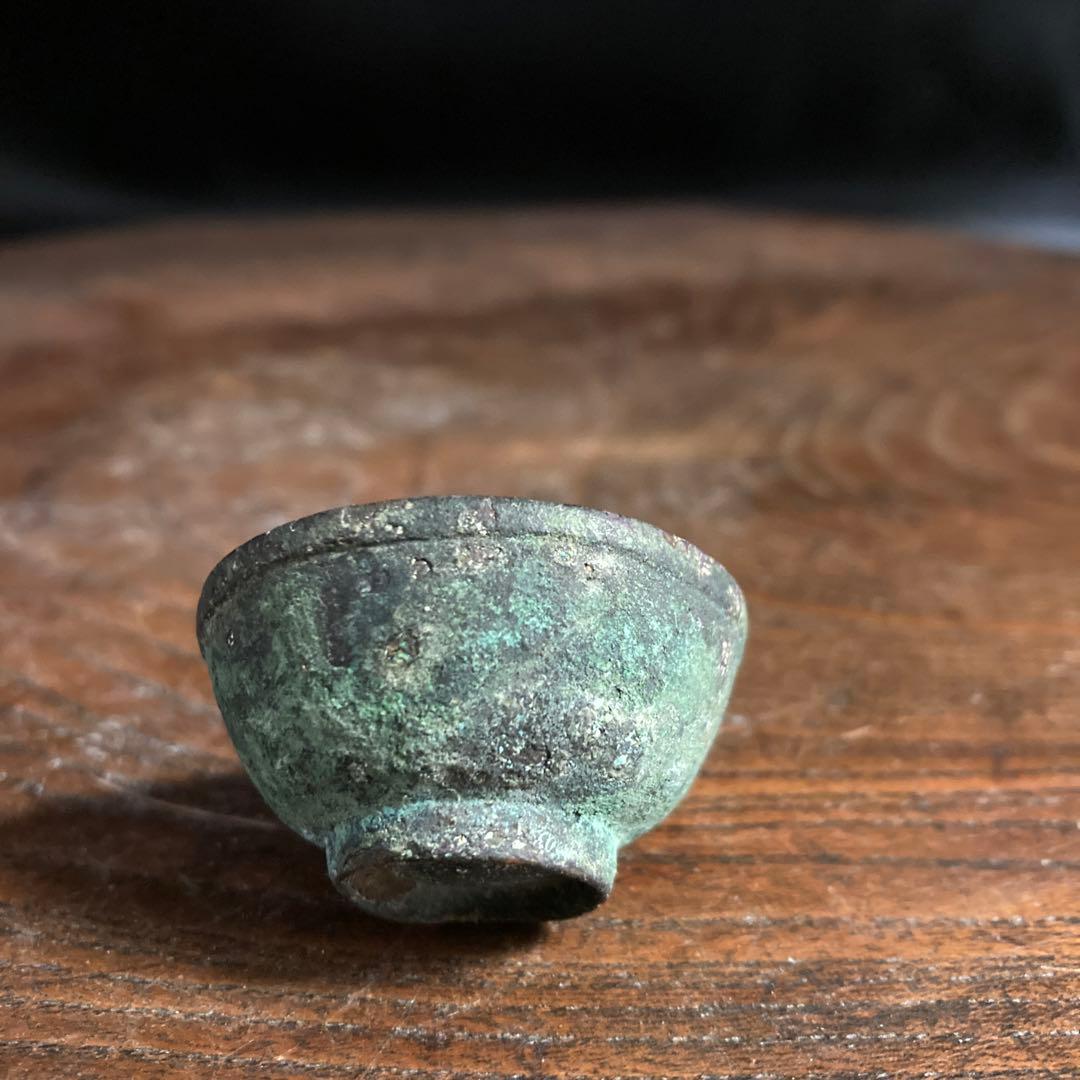 新年赤札セール❗️【ギャラリー三益】古美術　唐代鍍金青銅盃