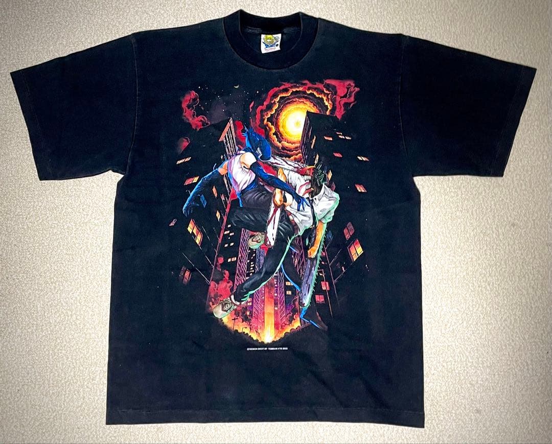 た*け様 希少　チェンソーマン　レゼ　Tシャツ　アニメ　デンジ　フェードブラック