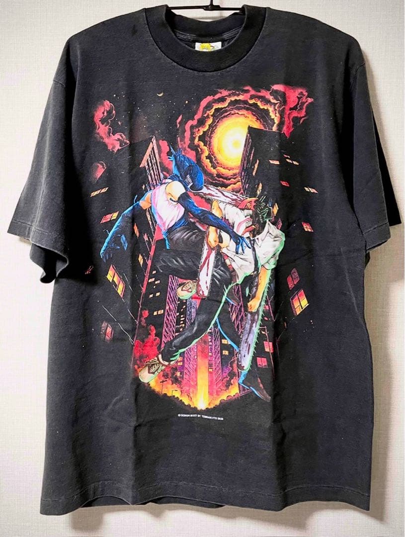た*け様 希少　チェンソーマン　レゼ　Tシャツ　アニメ　デンジ　フェードブラック