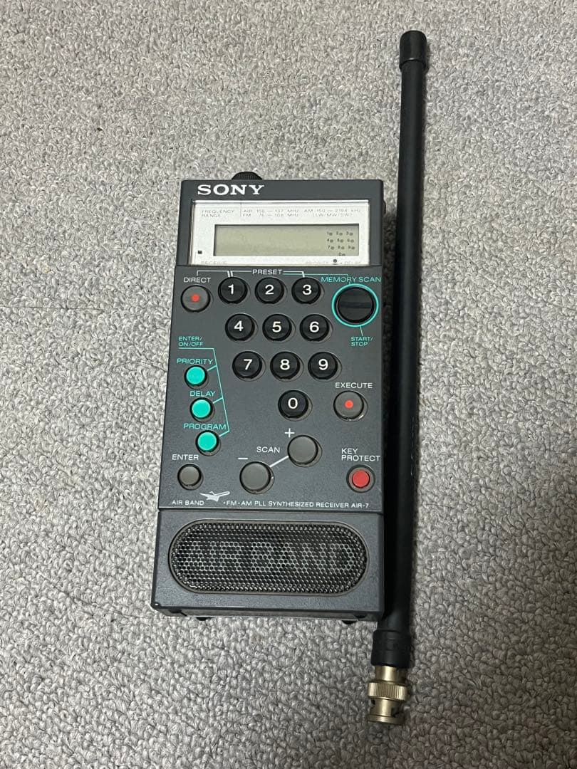 値下げ対応します！SONY AIR-7 エアーバンド受信機 FM/AM