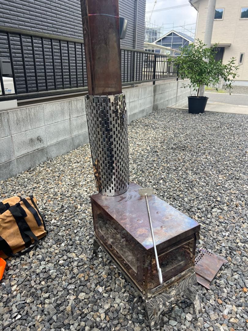 笑'ｓフォールディング薪ストーブ　焚き火の箱G-neo オプション多数