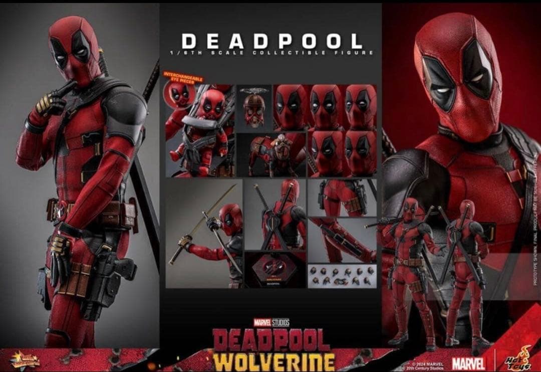 ホットトイズ 1/6 デッドプール＆ウルヴァリン 通常.ver MMS746