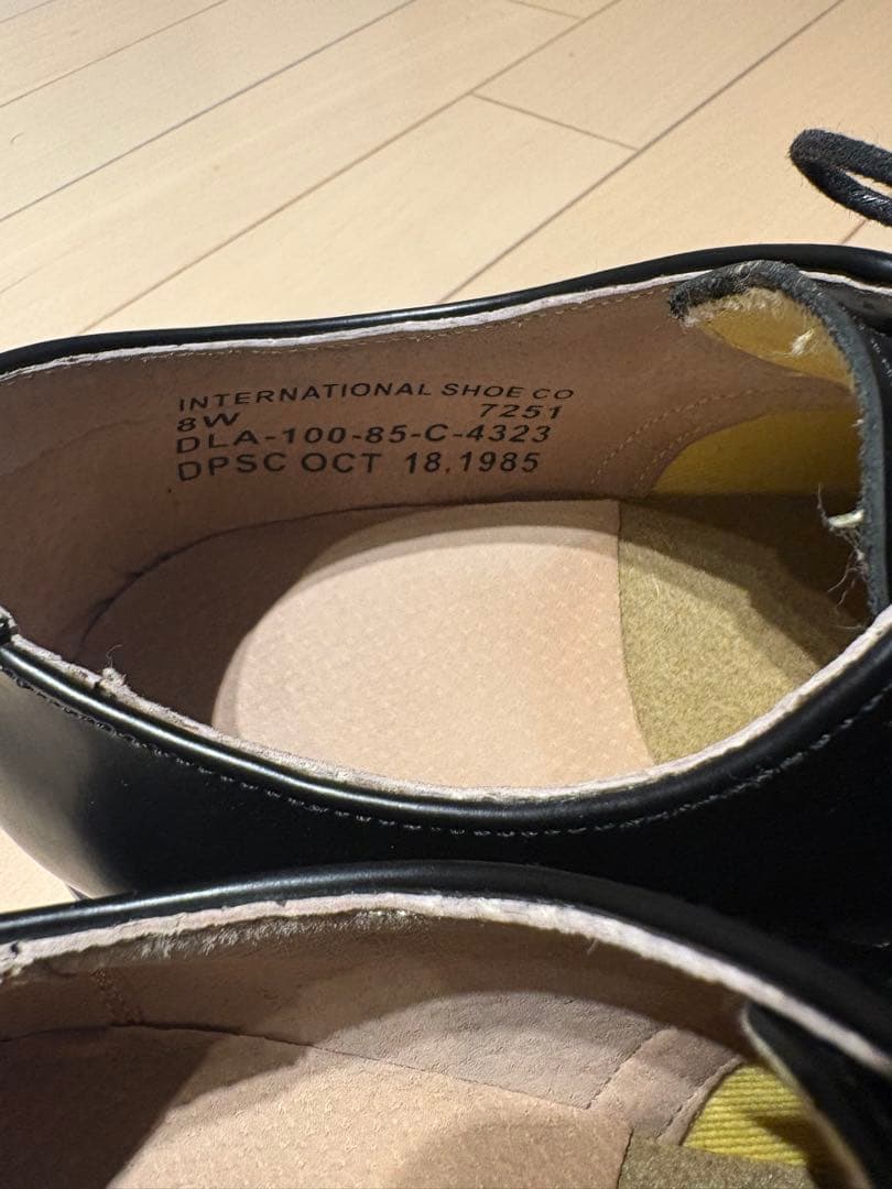 【80s US NAVY サービスシューズ / 1985年製】